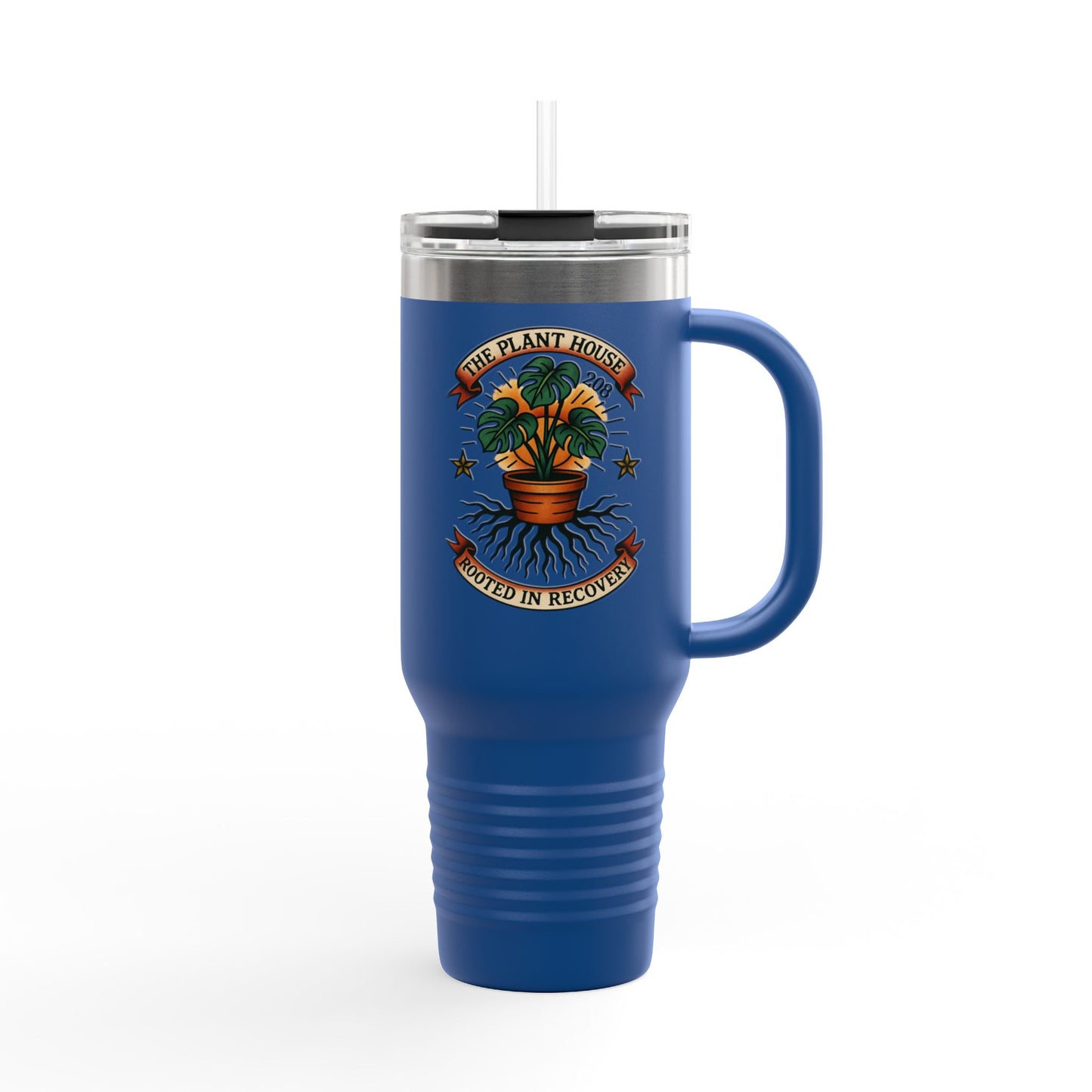 The Plant House 208 “Rooted in Recovery” Insulated Travel Mug