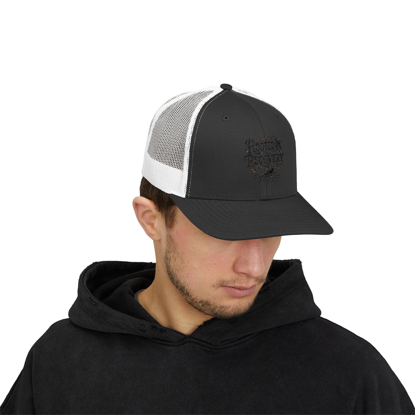 Rooted In Recovery Snapback Trucker Cap