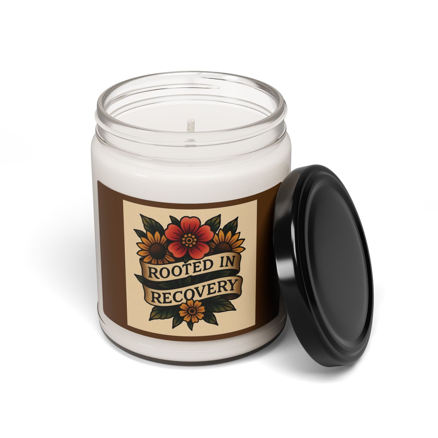 Rooted in Recovery Soy Candle | Aromatherapy, Home Decor, Mindfulness Gift, Self-Care, Wellness