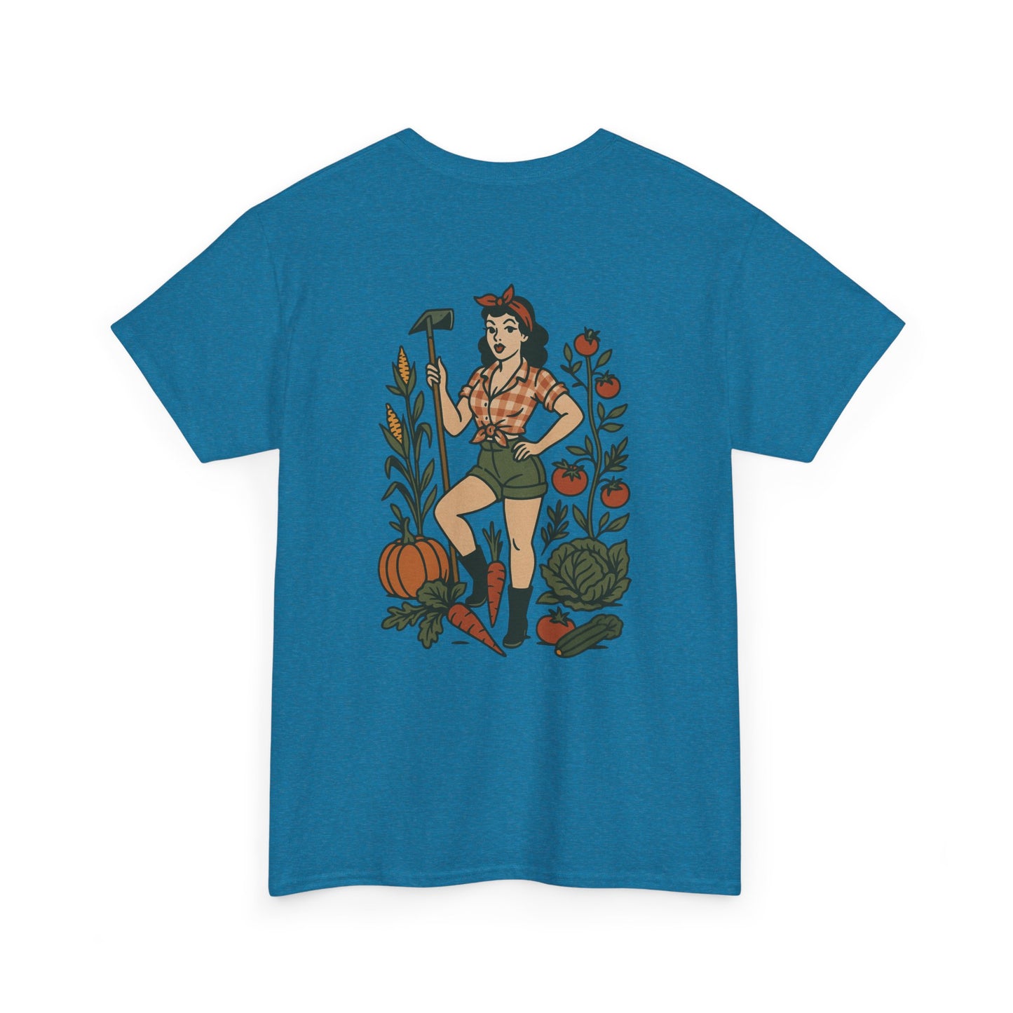 The Plant House 208 Pinup 2 Gardener Unisex Heavy Cotton Tee