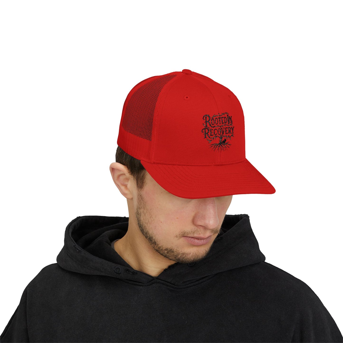 Rooted In Recovery Snapback Trucker Cap