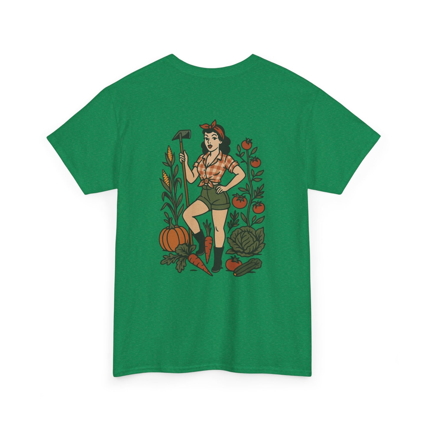 The Plant House 208 Pinup 2 Gardener Unisex Heavy Cotton Tee