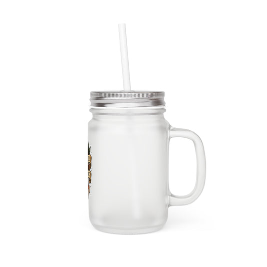 Sober & Still Spicy Mug - The Plant House 208 Mason Jar with Straw