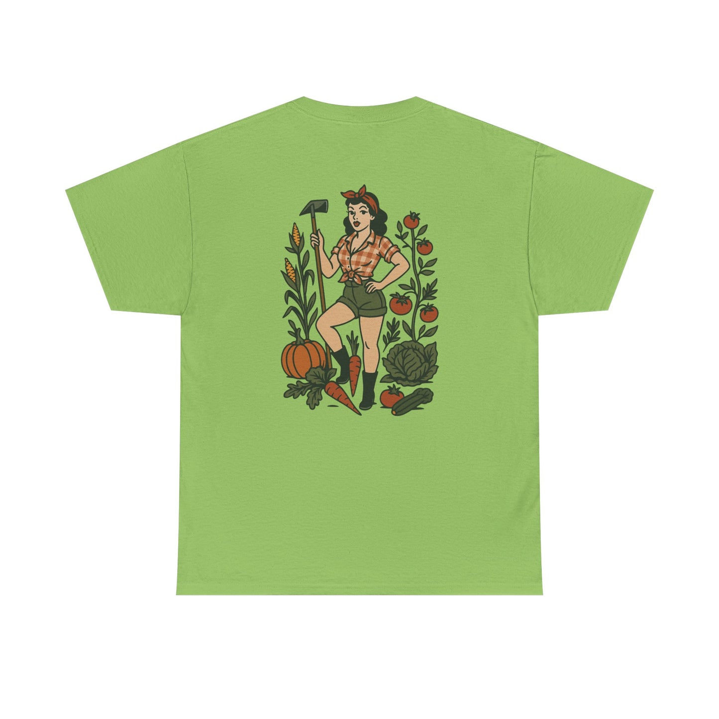 The Plant House 208 Pinup 2 Gardener Unisex Heavy Cotton Tee