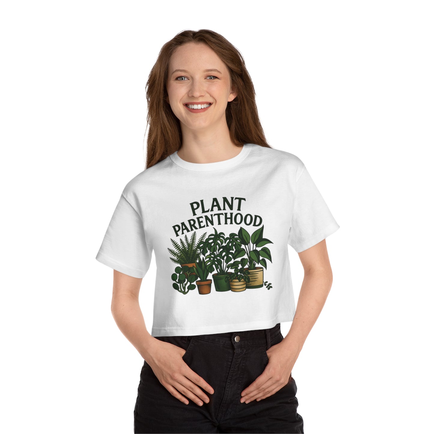 Olant Parenthood 2 The Plant House 208 Cropped T-Shirt