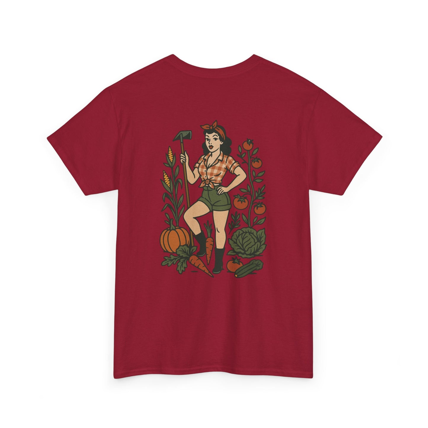 The Plant House 208 Pinup 2 Gardener Unisex Heavy Cotton Tee