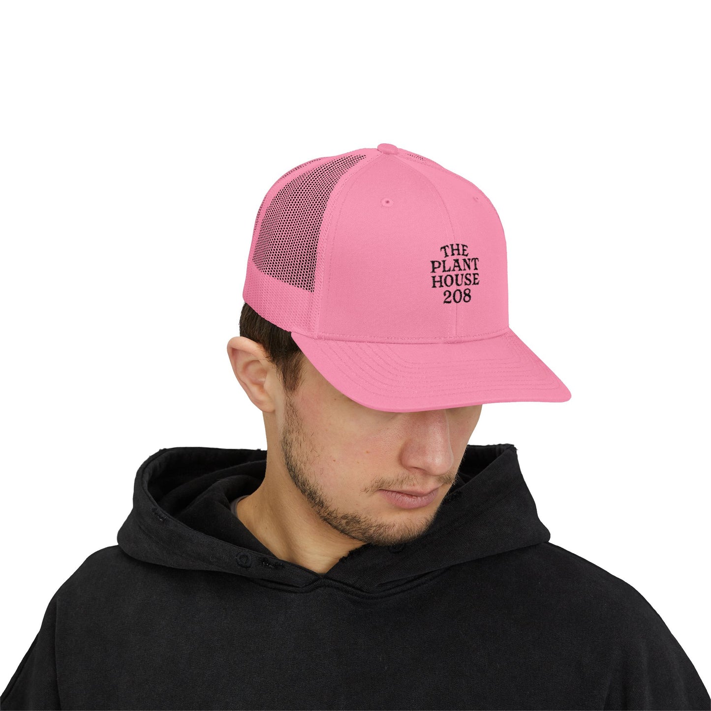 The Plant House 208 Snapback Trucker Cap, Supportive Gift, Mental Health Awareness Hat, Casual Style, Positive Vibes, Recovery Journey