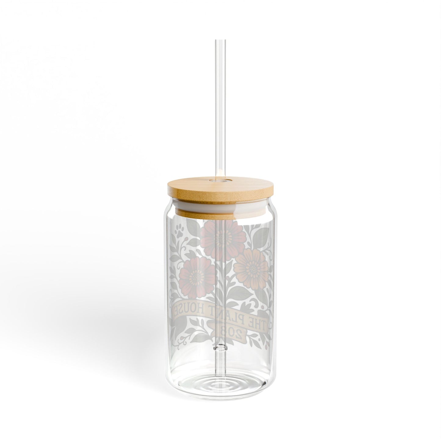 The Plant House 208 Floral Sipper Glass