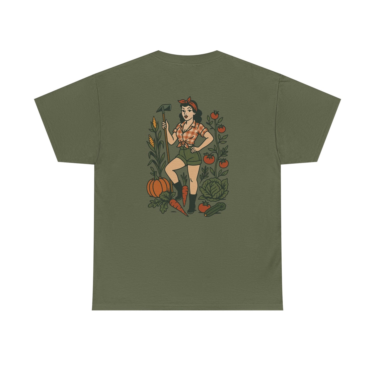 The Plant House 208 Pinup 2 Gardener Unisex Heavy Cotton Tee