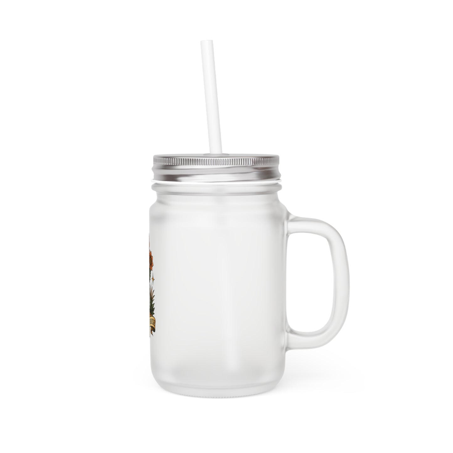 Cactus-The Plant House 208 Mason Jar with Straw