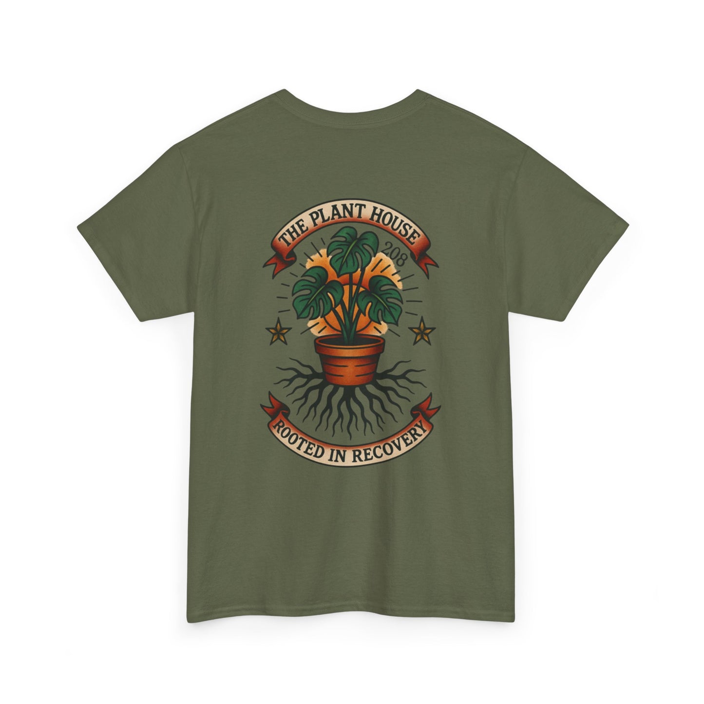 Rooted in Recovery Unisex Heavy Cotton Tee