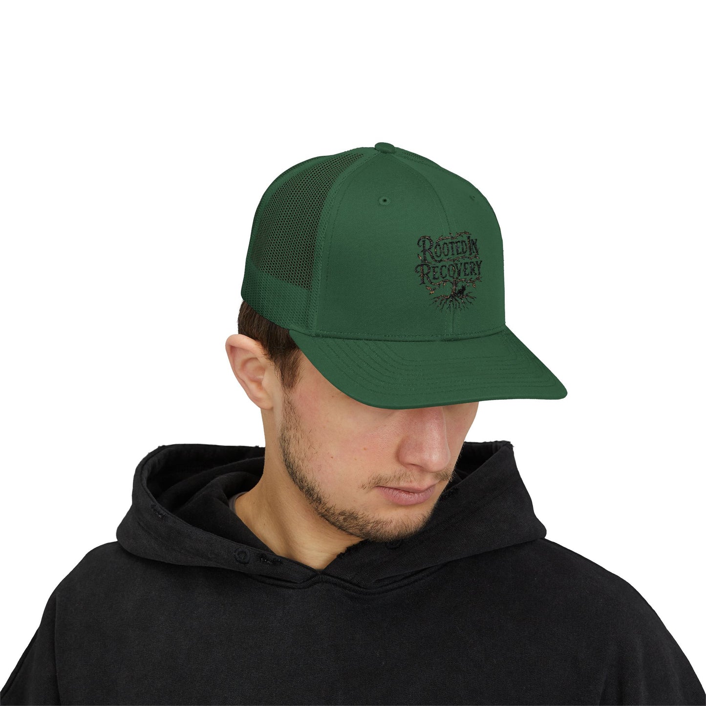 Rooted In Recovery Snapback Trucker Cap