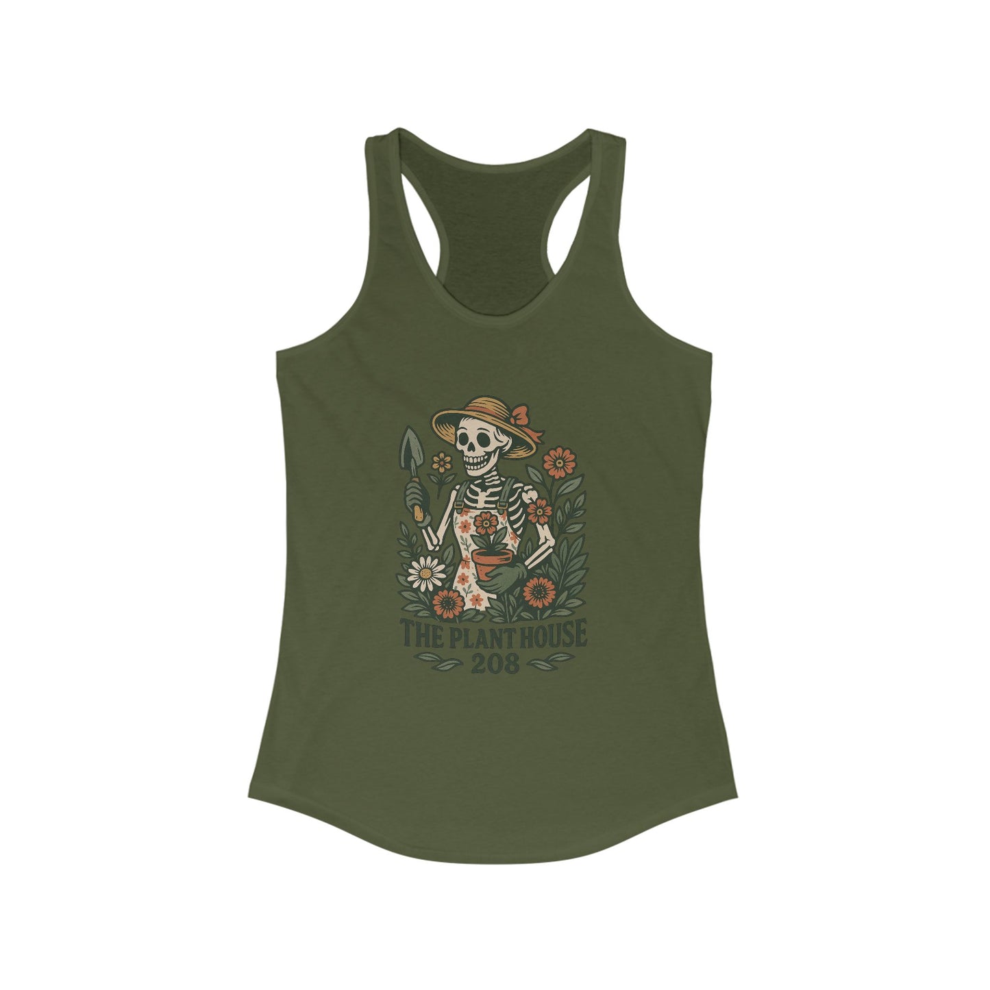 Gardener #2 Racerback Tank Top, Women's Fitness Top, Wellness Apparel, Motivational Workout Tank, Recovery Awareness Clothing