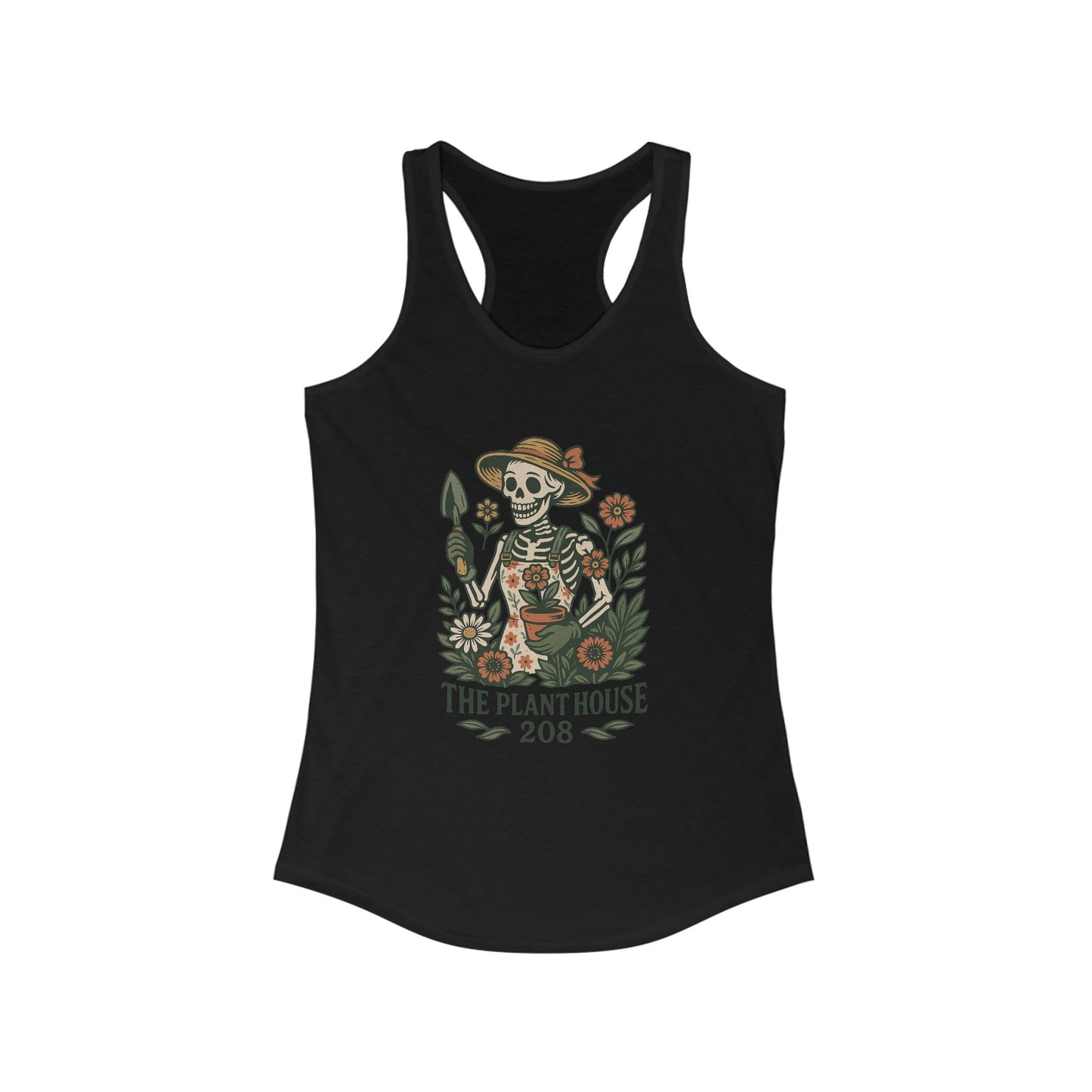 Gardener #2 Racerback Tank Top, Women's Fitness Top, Wellness Apparel, Motivational Workout Tank, Recovery Awareness Clothing