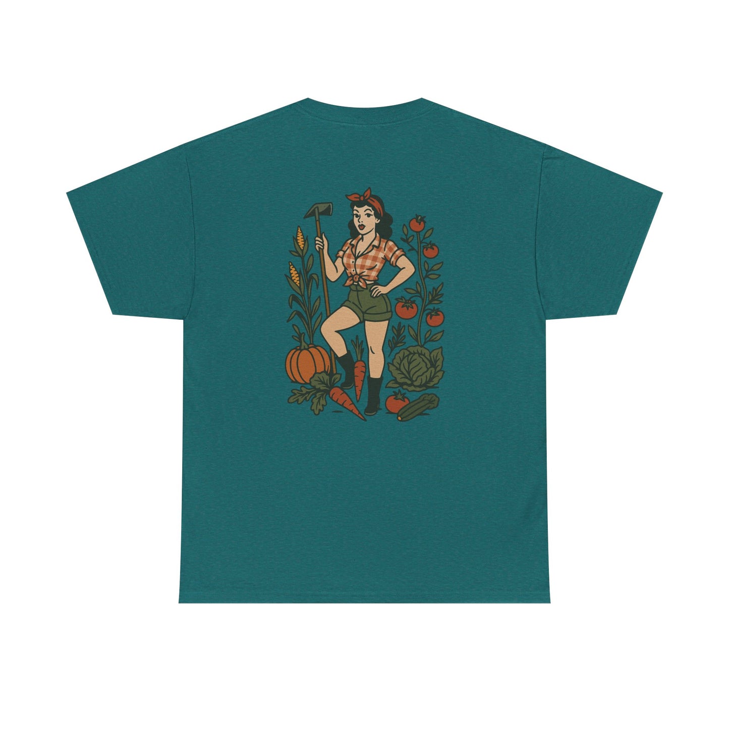 The Plant House 208 Pinup 2 Gardener Unisex Heavy Cotton Tee
