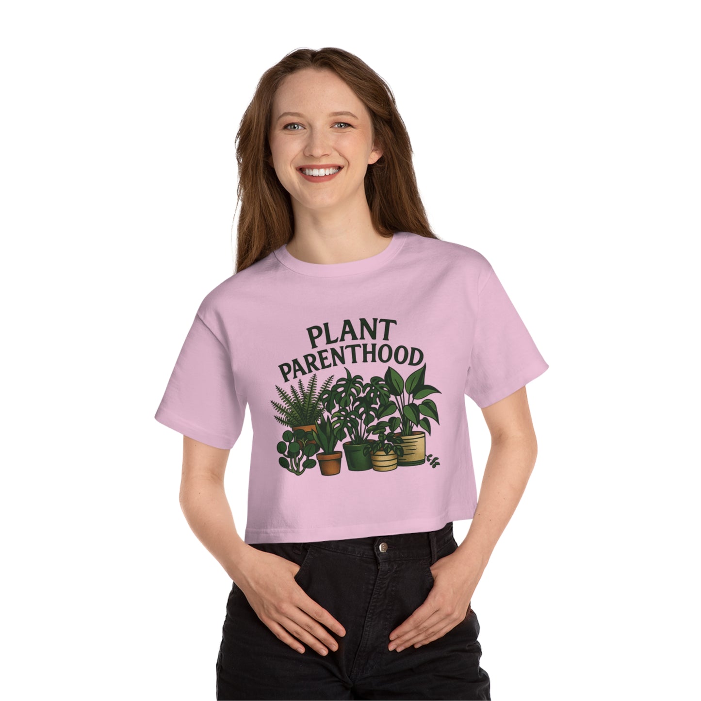 Olant Parenthood 2 The Plant House 208 Cropped T-Shirt