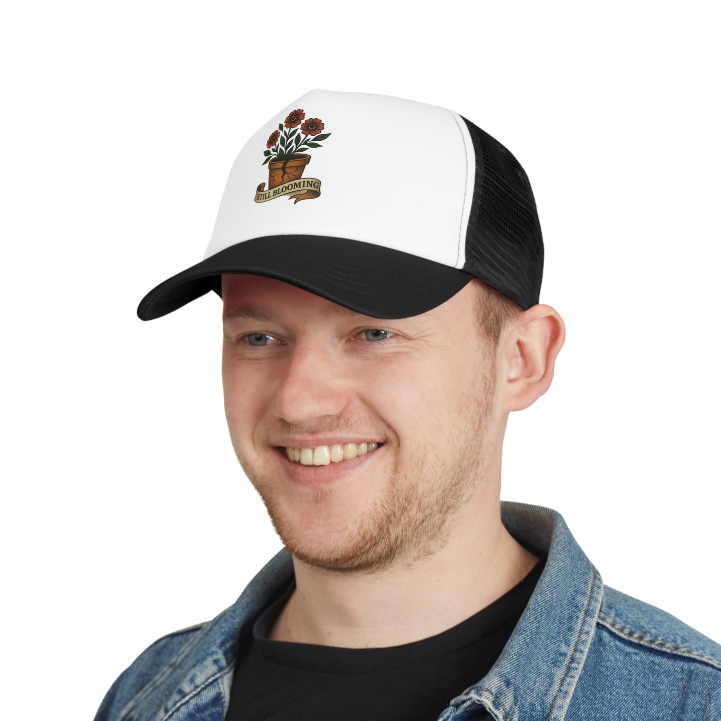 Still Blooming Mesh Cap