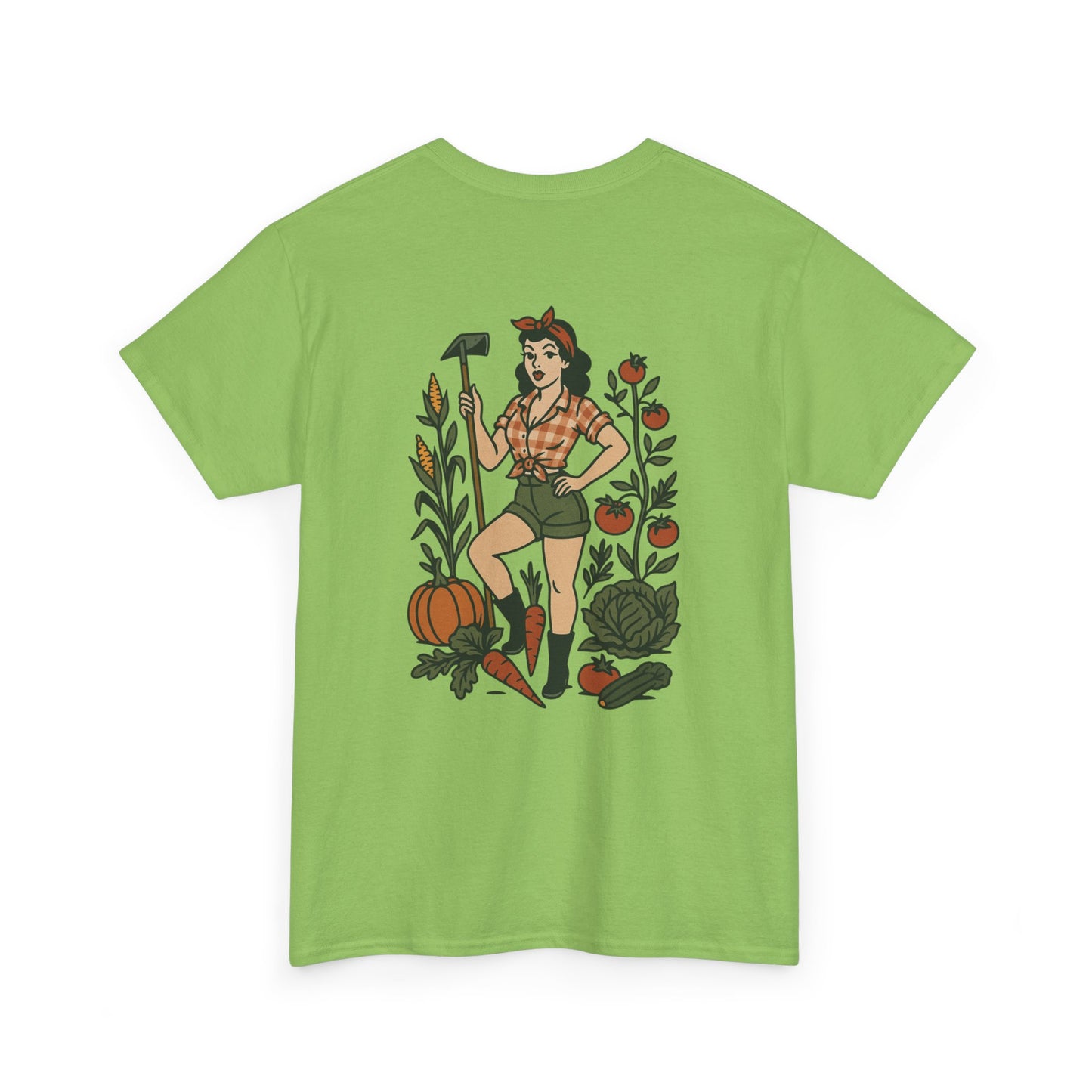 The Plant House 208 Pinup 2 Gardener Unisex Heavy Cotton Tee