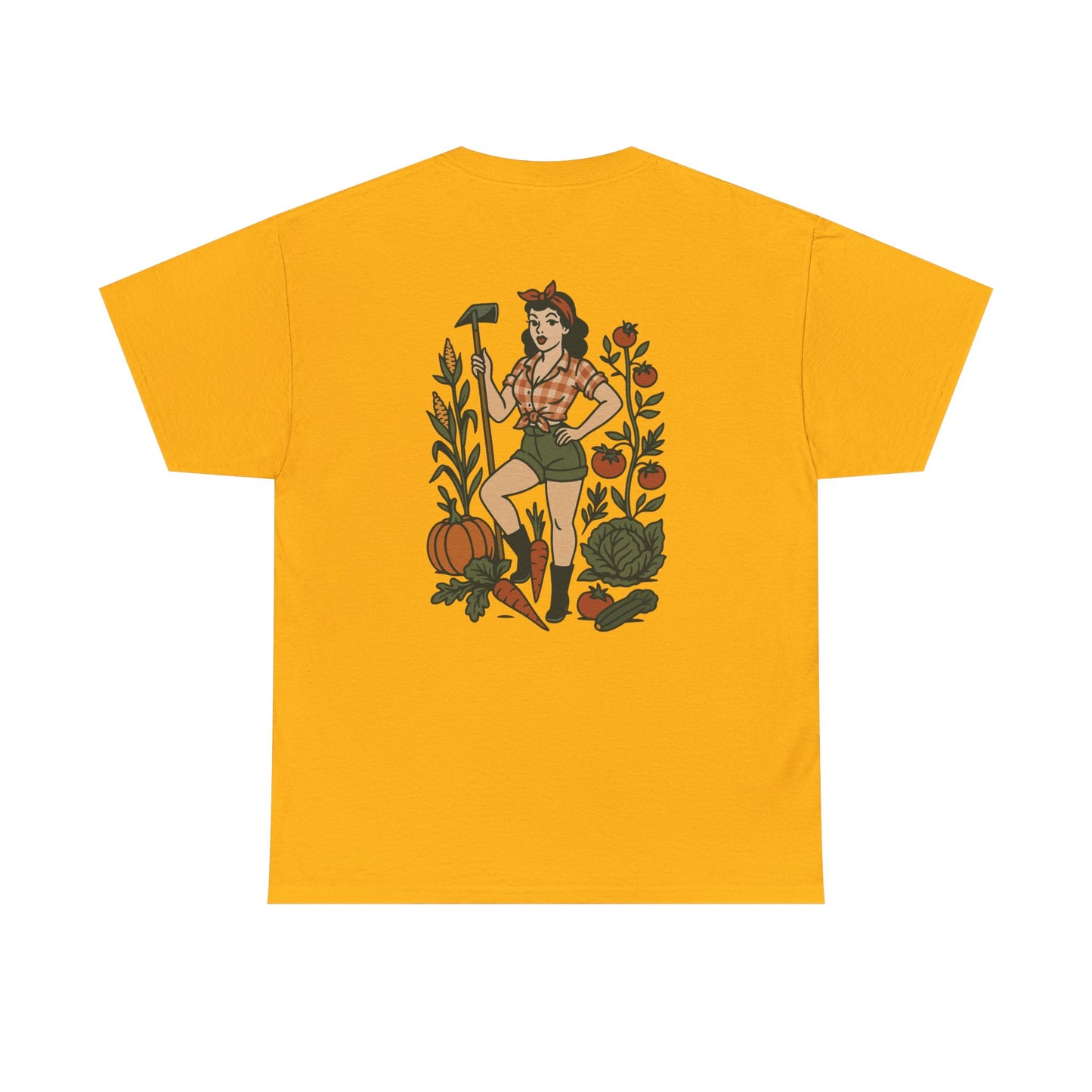 The Plant House 208 Pinup 2 Gardener Unisex Heavy Cotton Tee