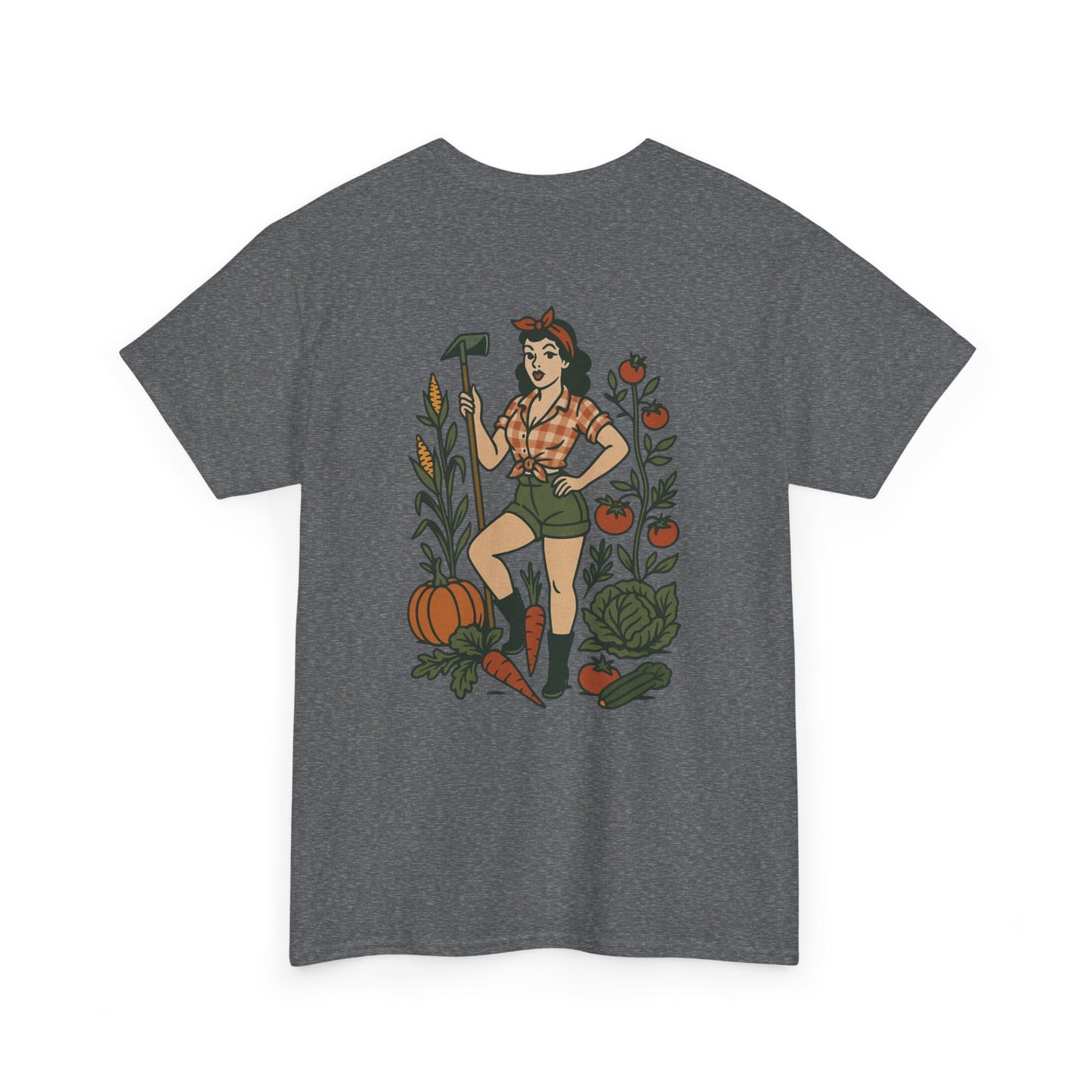 The Plant House 208 Pinup 2 Gardener Unisex Heavy Cotton Tee