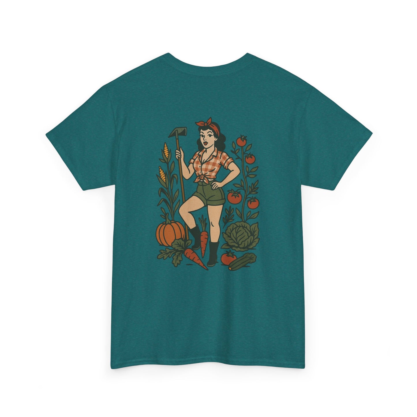 The Plant House 208 Pinup 2 Gardener Unisex Heavy Cotton Tee