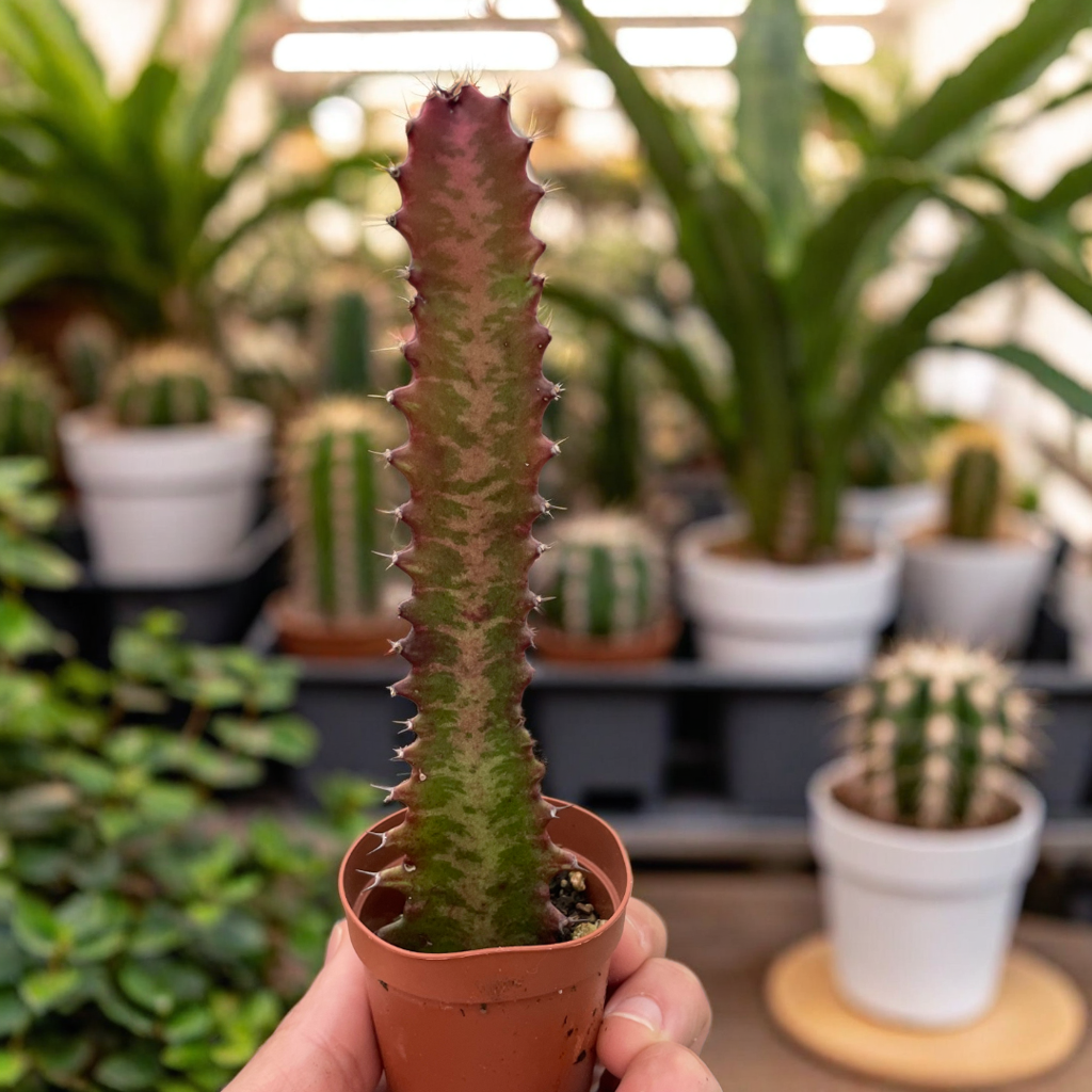 Succulent Euphorbia 'Trigona Rubra'