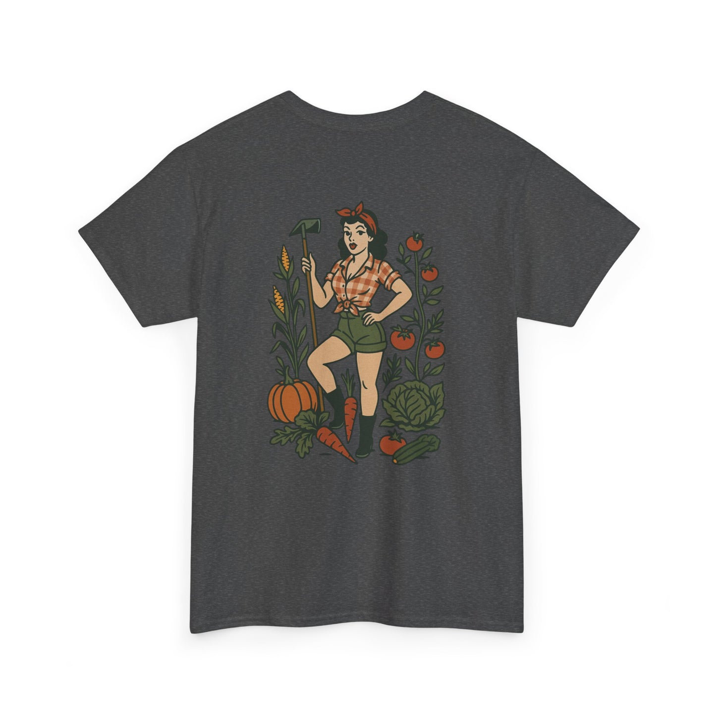The Plant House 208 Pinup 2 Gardener Unisex Heavy Cotton Tee