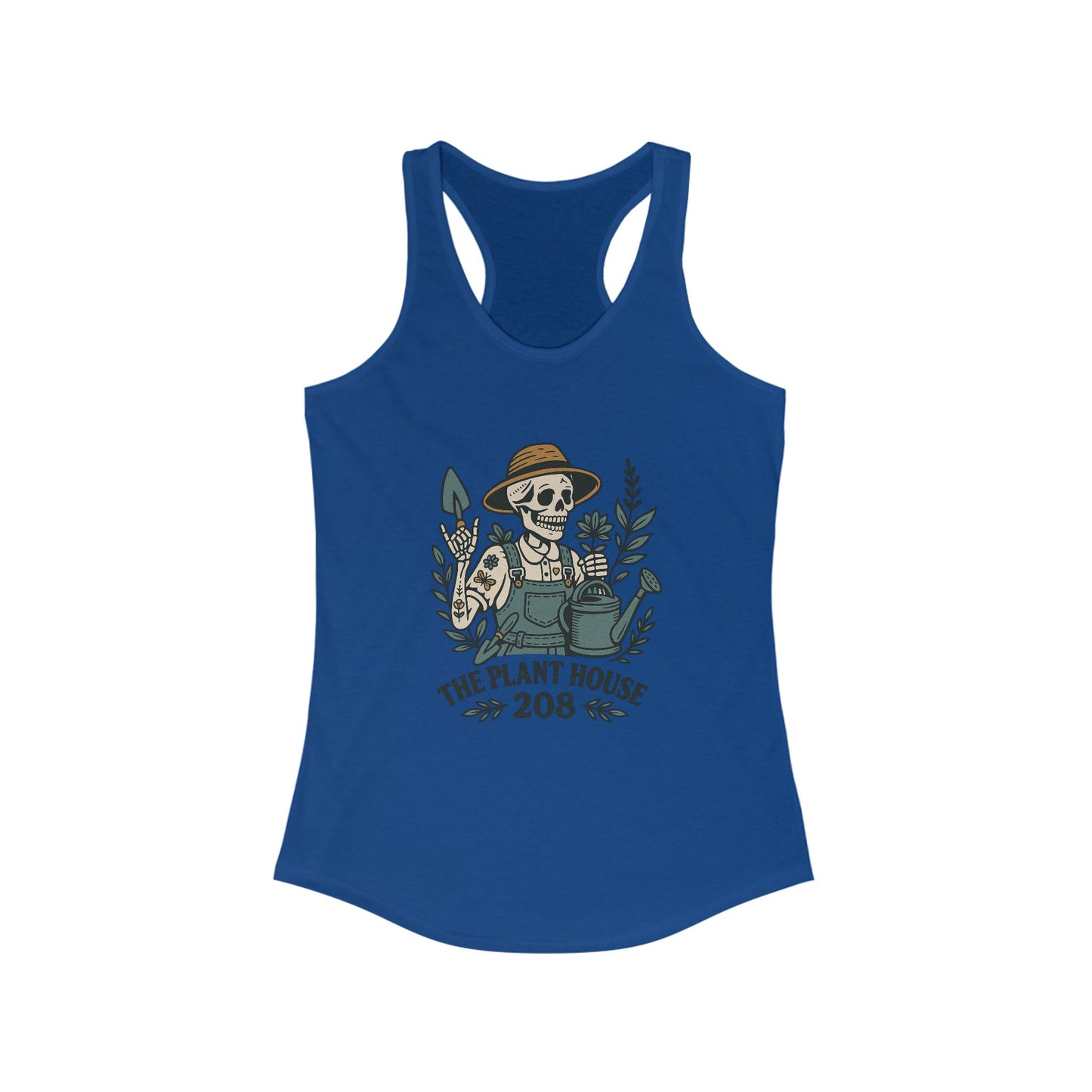 Gardener Racerback Tank Top, Women's Fitness Top, Wellness Apparel, Motivational Workout Tank, Recovery Awareness Clothing