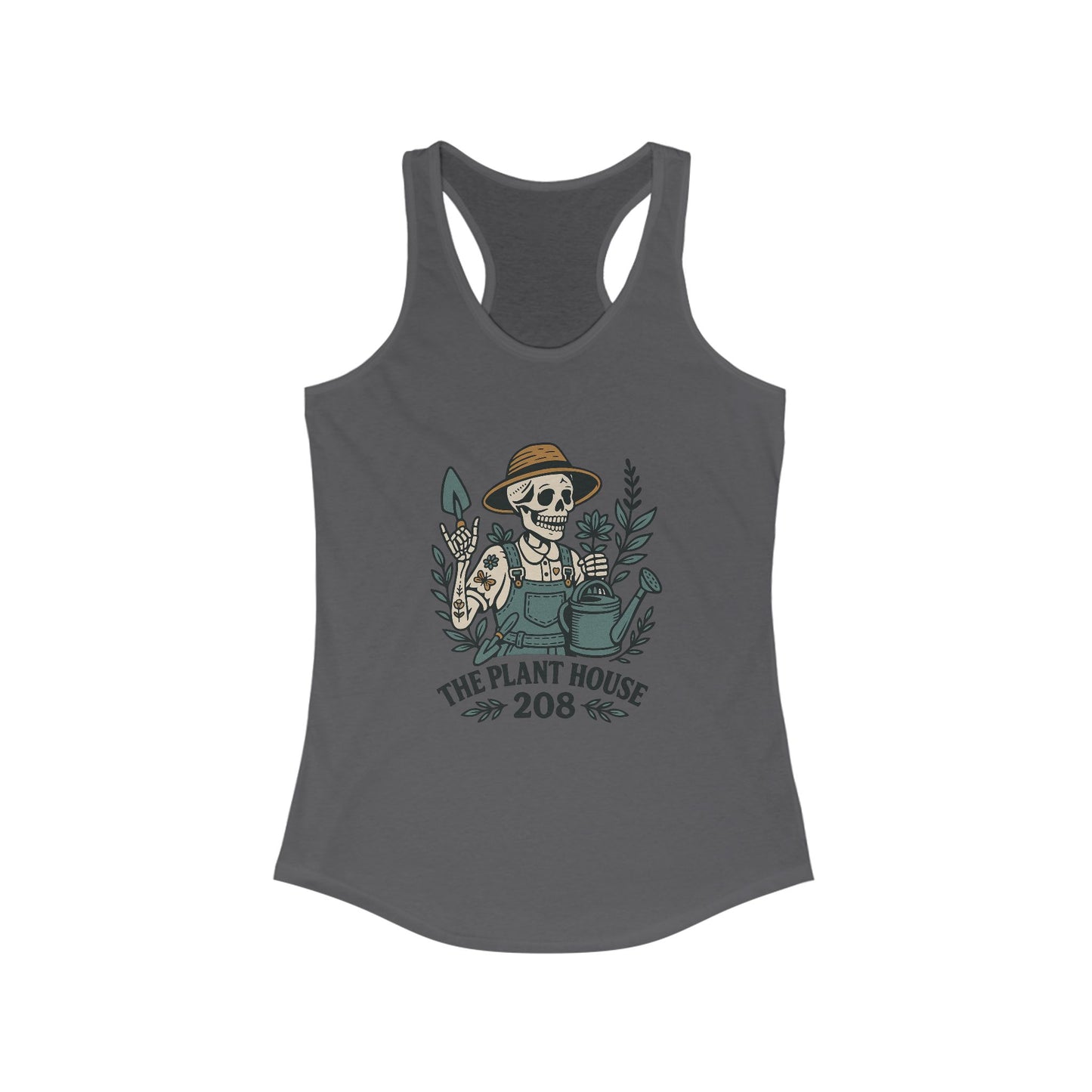 Gardener Racerback Tank Top, Women's Fitness Top, Wellness Apparel, Motivational Workout Tank, Recovery Awareness Clothing
