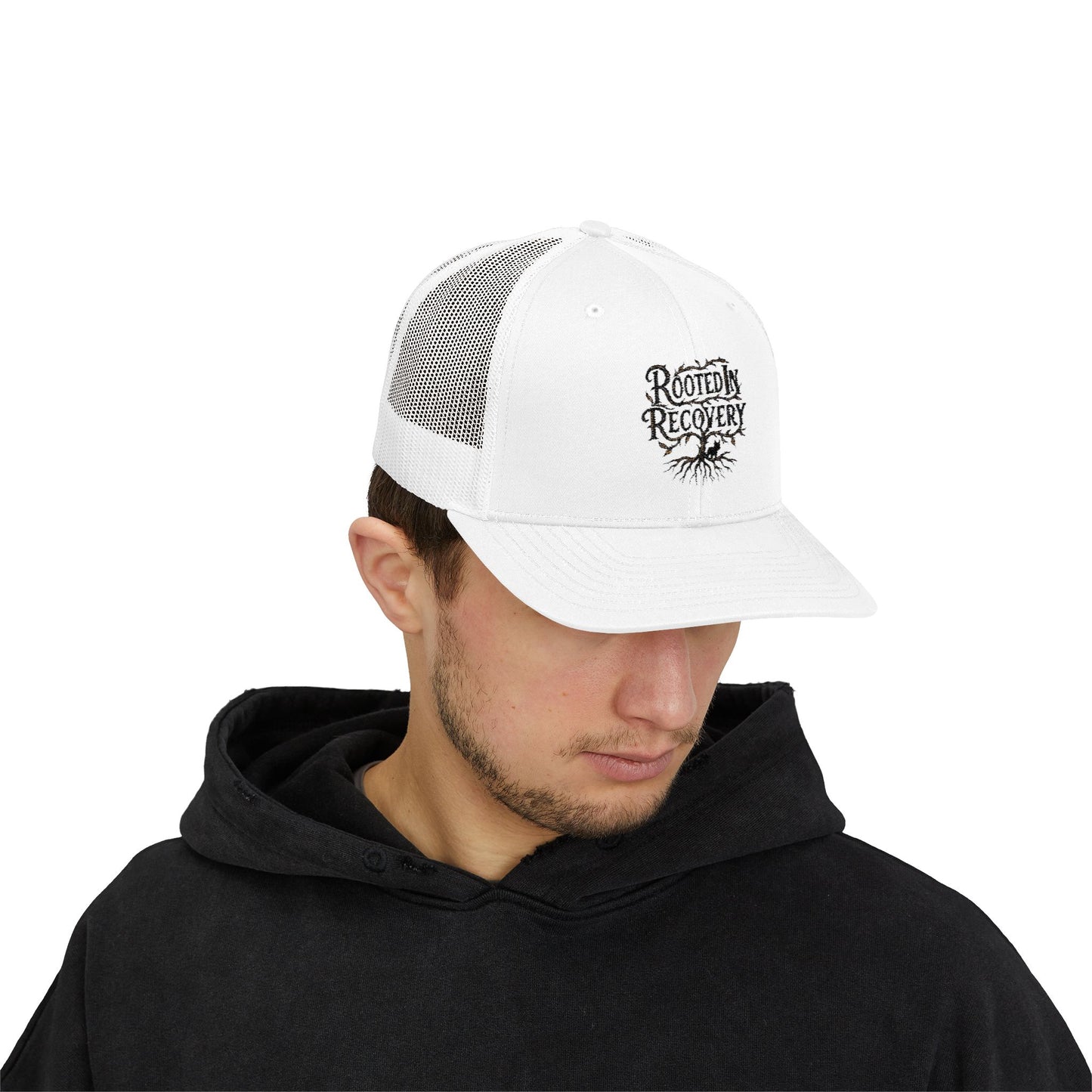 Rooted In Recovery Snapback Trucker Cap