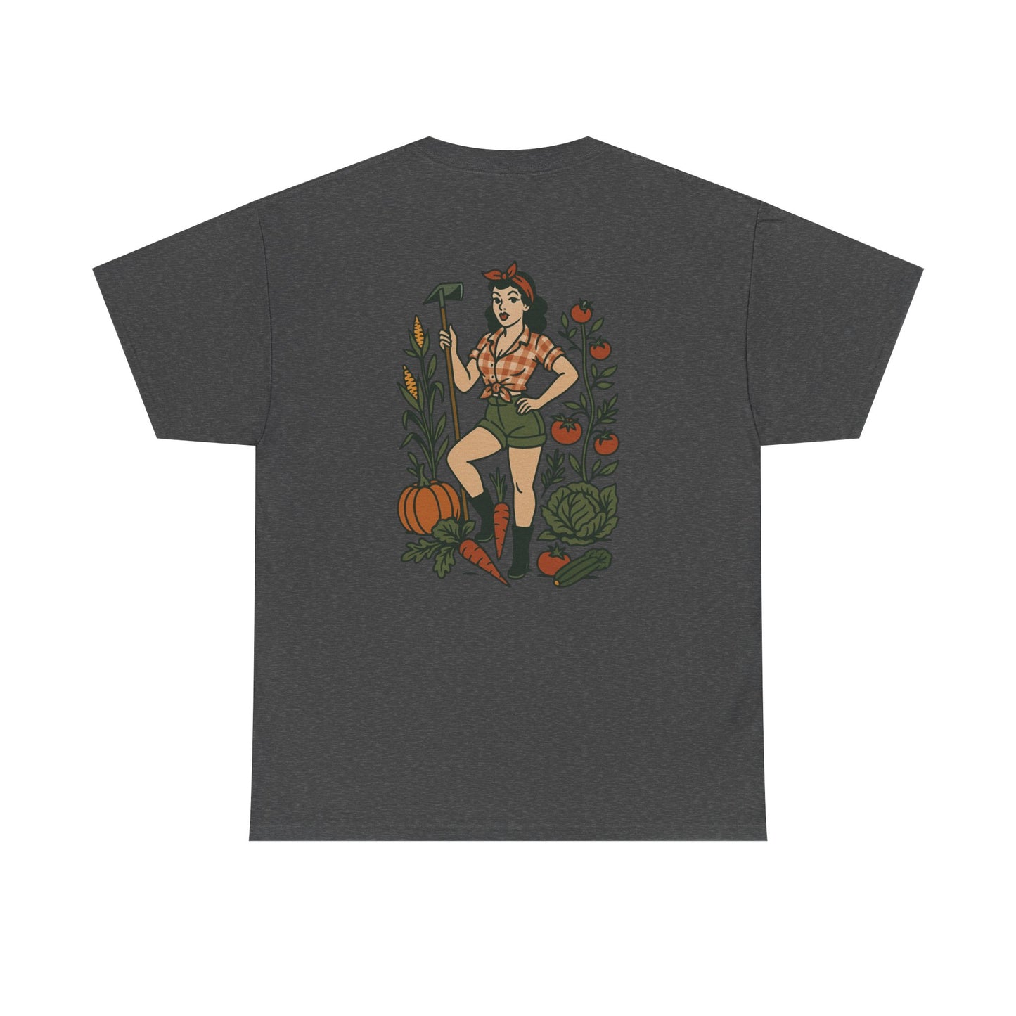 The Plant House 208 Pinup 2 Gardener Unisex Heavy Cotton Tee