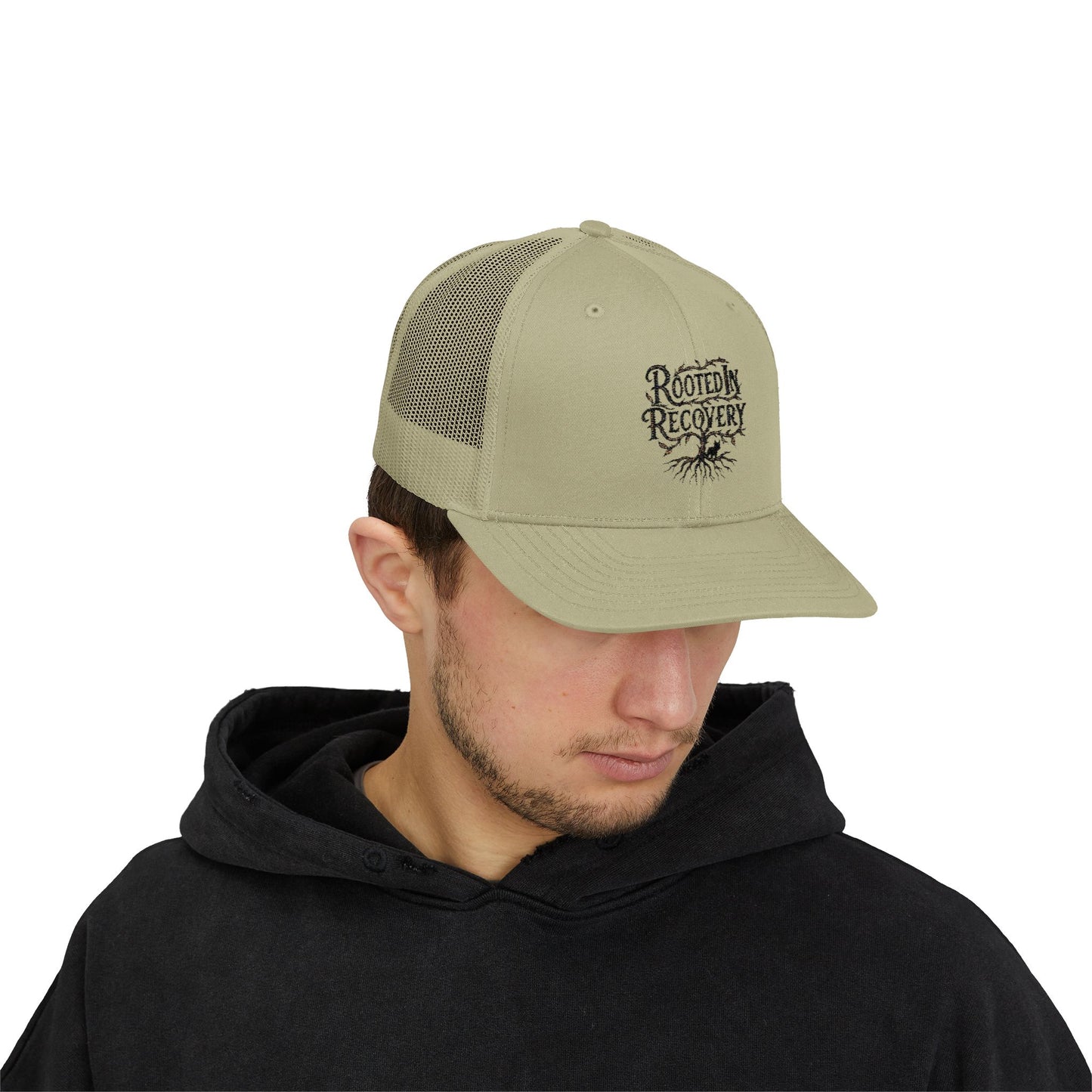Rooted In Recovery Snapback Trucker Cap