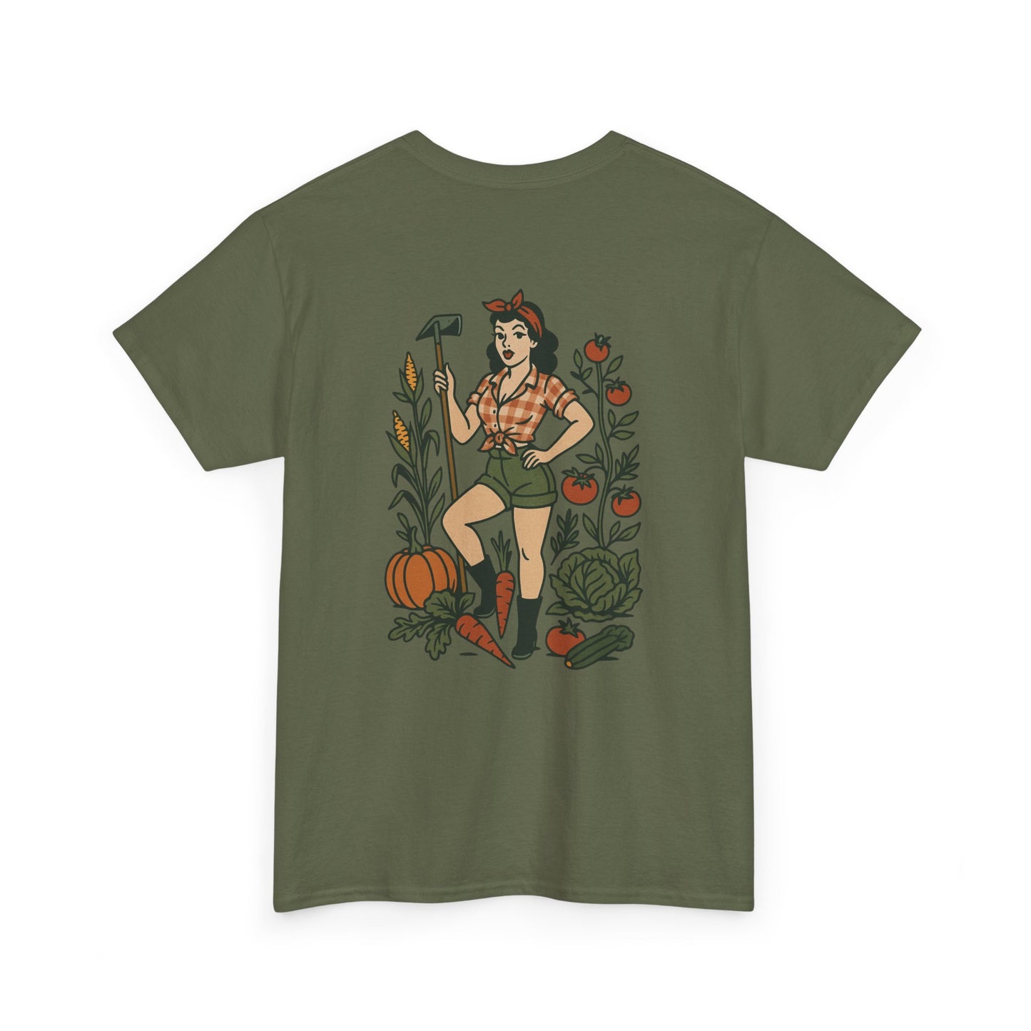 The Plant House 208 Pinup 2 Gardener Unisex Heavy Cotton Tee