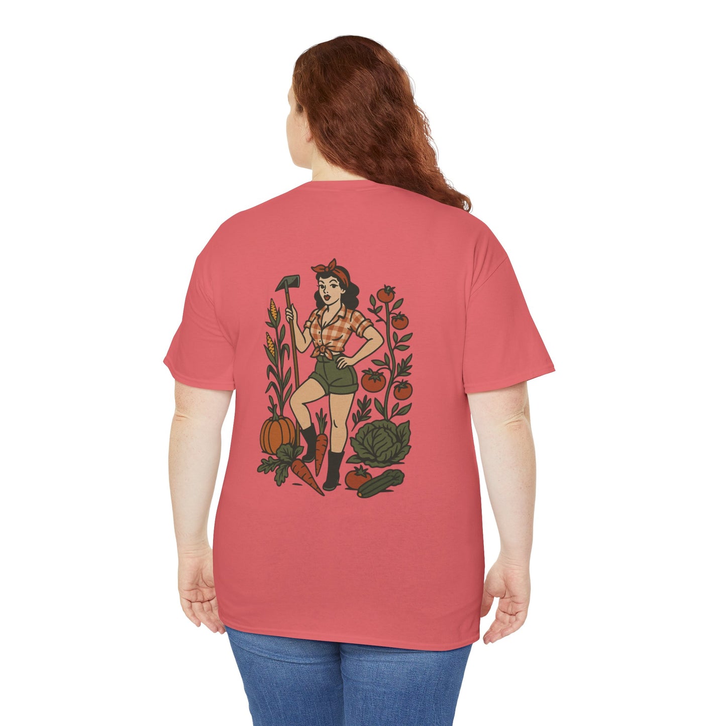 The Plant House 208 Pinup 2 Gardener Unisex Heavy Cotton Tee