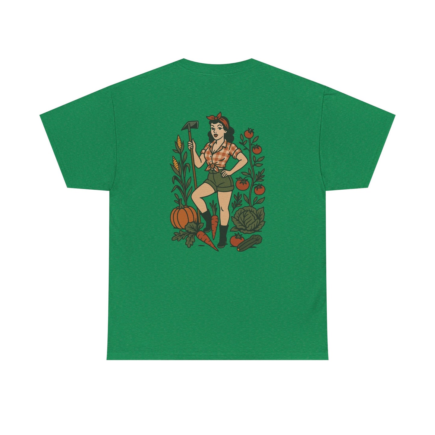 The Plant House 208 Pinup 2 Gardener Unisex Heavy Cotton Tee