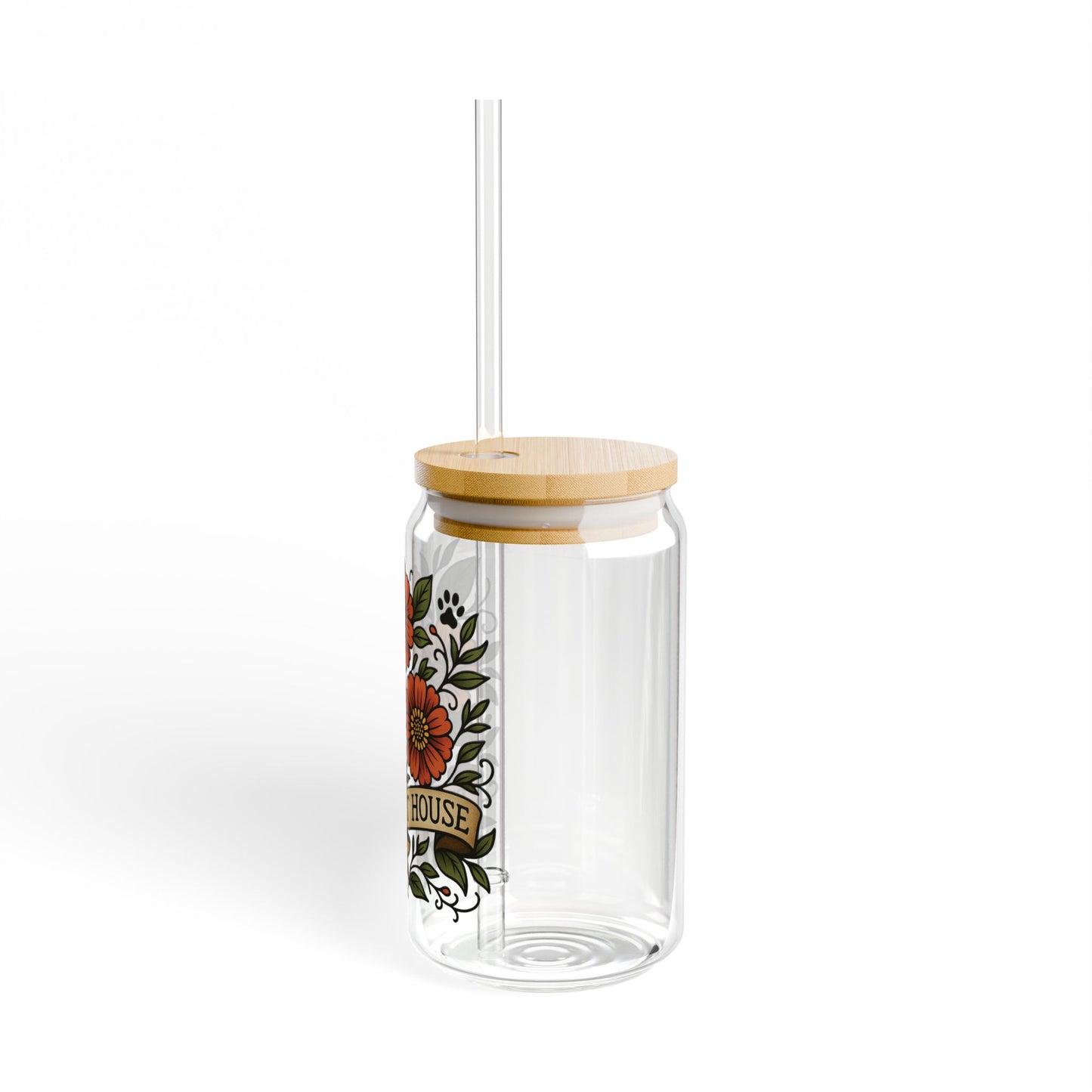 The Plant House 208 Floral Sipper Glass