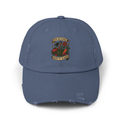 The Plant House 208   Hoeing Ain't Easy Distressed Cap