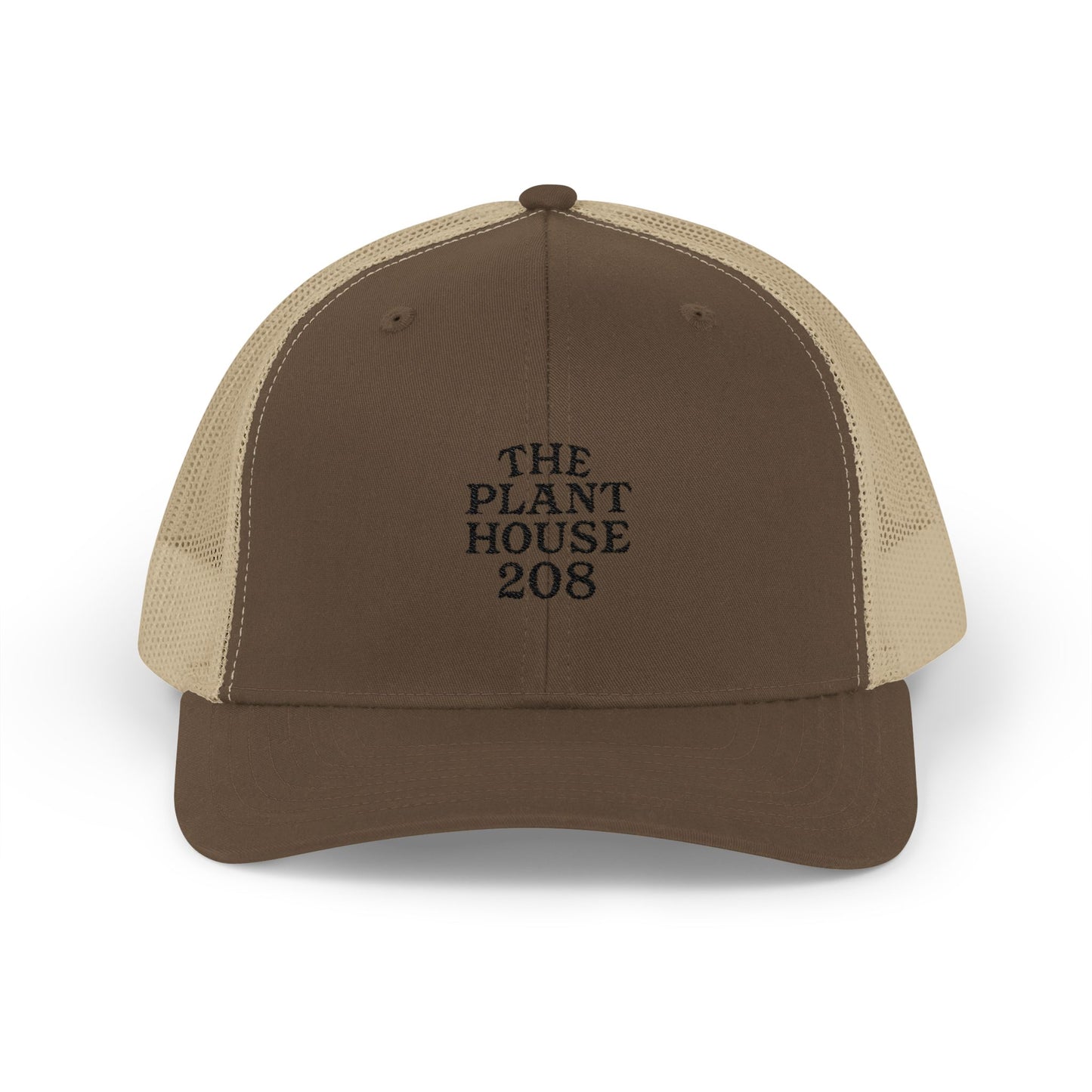 The Plant House 208 Snapback Trucker Cap, Supportive Gift, Mental Health Awareness Hat, Casual Style, Positive Vibes, Recovery Journey