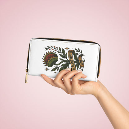 The Plant House 208 Floral Zipper Wallet
