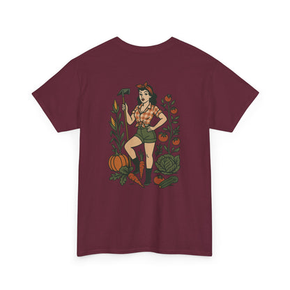 The Plant House 208 Pinup 2 Gardener Unisex Heavy Cotton Tee