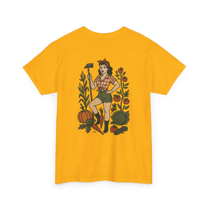 The Plant House 208 Pinup 2 Gardener Unisex Heavy Cotton Tee