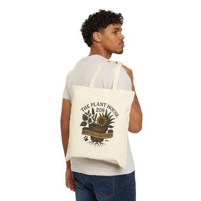 Rooted in Recovery Tote Bag, Eco-Friendly Cotton Bag, Plant Lover Gift, Reusable Shopping Bag, Nature Tote, Recovery Awareness