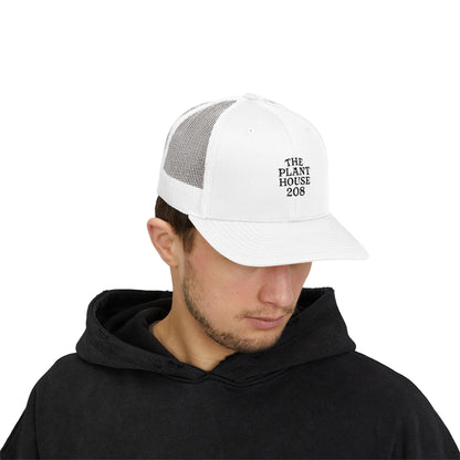 The Plant House 208 Snapback Trucker Cap, Supportive Gift, Mental Health Awareness Hat, Casual Style, Positive Vibes, Recovery Journey