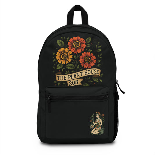 The Plant House 208 Backpack | Stylish Tote for Plant Lovers, Recovery Gifts, Garden Enthusiasts, Eco-Friendly Shopping