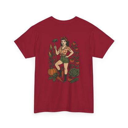 The Plant House 208 Pinup 2 Gardener Unisex Heavy Cotton Tee