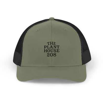 The Plant House 208 Snapback Trucker Cap, Supportive Gift, Mental Health Awareness Hat, Casual Style, Positive Vibes, Recovery Journey
