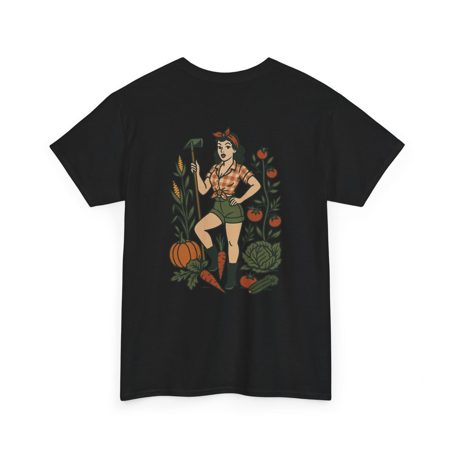 The Plant House 208 Pinup 2 Gardener Unisex Heavy Cotton Tee