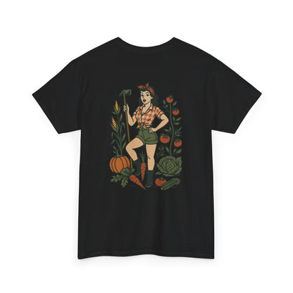 The Plant House 208 Pinup 2 Gardener Unisex Heavy Cotton Tee