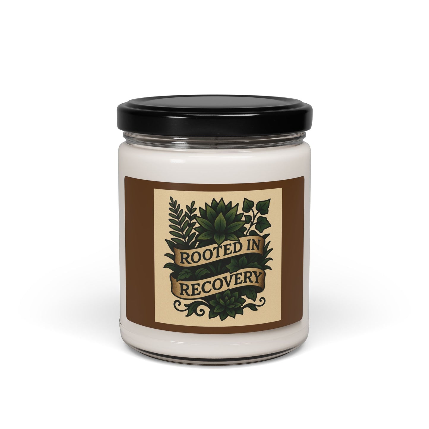 Rooted in Recovery Soy Candle | Aromatherapy, Home Decor, Mindfulness Gift, Self-Care, Wellness