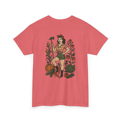 The Plant House 208 Pinup 2 Gardener Unisex Heavy Cotton Tee